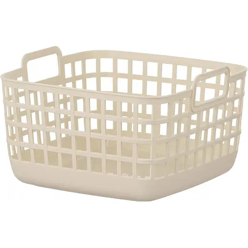 Кошик для зберігання Ardesto пластик PP 20.6x20x12.4 см 3 л бежевий (ARHC2503BG)