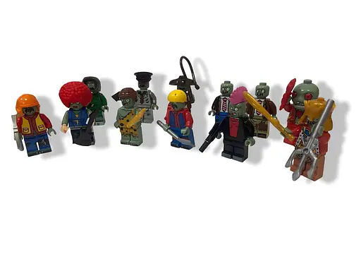 Набор игровых фигурок Растения против зомби 12 шт. с аксессуарами (55002) - фото 4