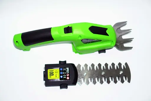 Ножницы для газонов и кустов аккумуляторные зеленые - фото 4
