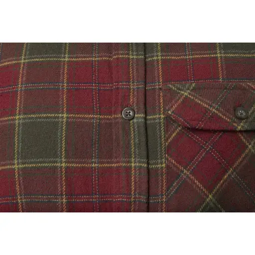Рубашкa Seeland Glen Flannel Shirt XL Red check - фото 7