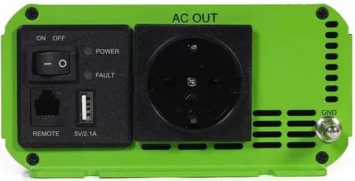 Інвертор EnerGenie 12V/230V 500W (1000W peak power) чиста синусоїда 500 Вт (EG-PWC-PS500-01) - фото 5