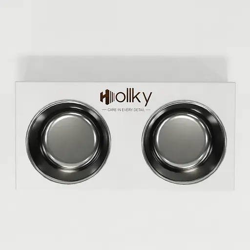 Hollky Base S — миски на підставці для маленьких собак та котів (2 × 0,45 л) - фото 4