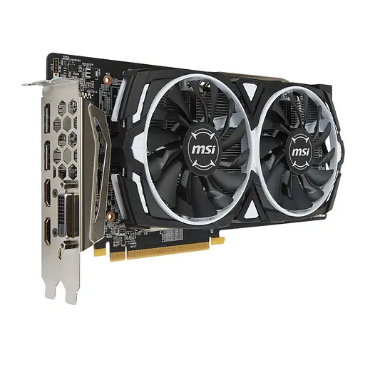 Видеокарта MSI AMD Radeon RX 580 8Gb Armor OC (Radeon RX 580 ARMOR 8G OC) (GDDR5, 256 bit, PCI-E 3.0 x16) Б/у - фото 4