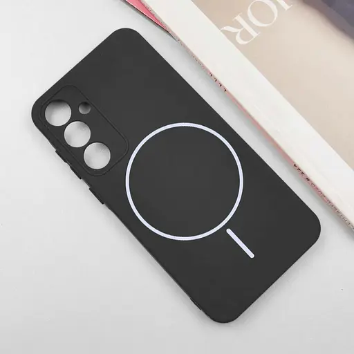 Чохол Lakshmi Silicone Cover Full Camera (AA) with MagFit для Samsung Galaxy S23+ Чорний/Black - фото 2