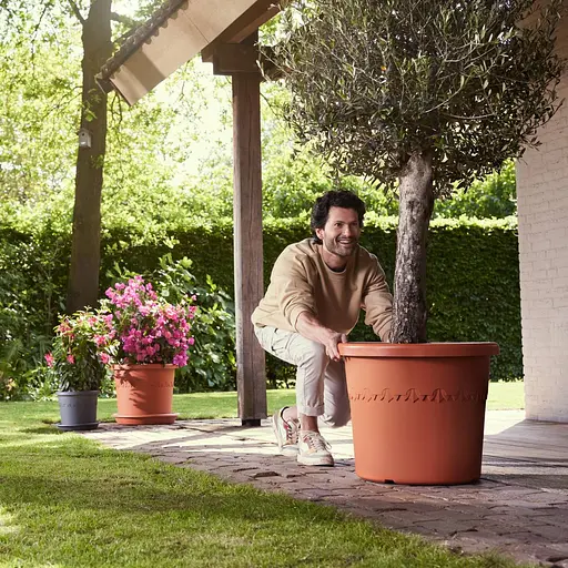 Горщик Elho algarve cilindro 58 см теракот (529383) - фото 6