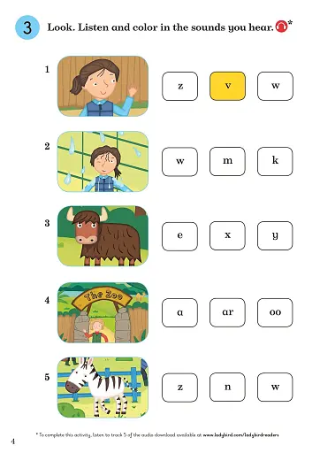 Ladybird Readers Starter A The Zoo Activity Book - фото 4