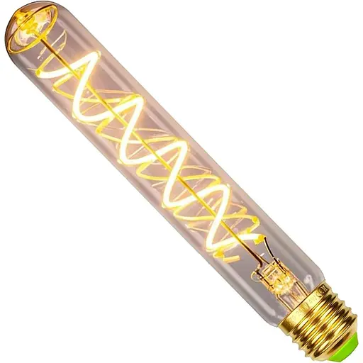 Лампа Едісона Tianfan, світлодіодна T28/T9, 4 Вт, з регулюванням яскравості, довга, з золотистим відтінком, 220/240 В, з цоколем