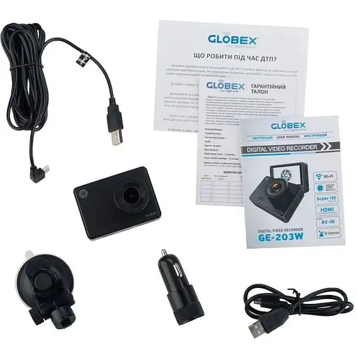 Автомобільний відеореєстратор Globex GE-203W [65094] - фото 4