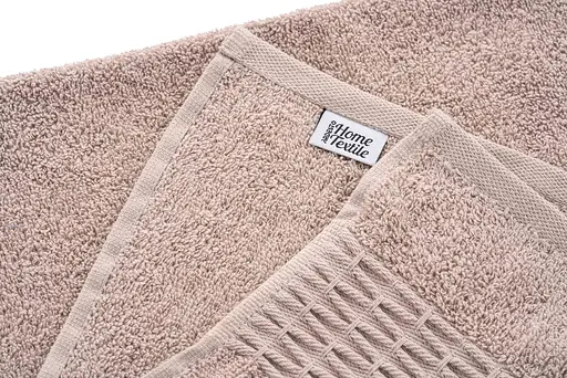 Набор полотенец махровых Ardesto Lotus 50х90 см 70х140 см 2 шт. 100% хлопок бежевый (ART2357NS)  - фото 6