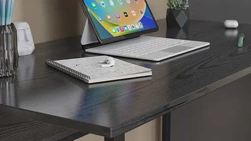 Комп'ютерний стіл Коді 75x140x70 чорний ДСП Сосна Кембра 16мм FRD-103785 - фото 6