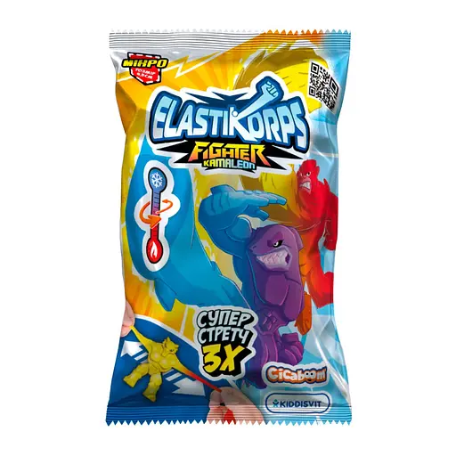 Стретч-игрушка Микробоец Elastikorps ELAKAM-MIC1 серии "Fighter Kamaleon"