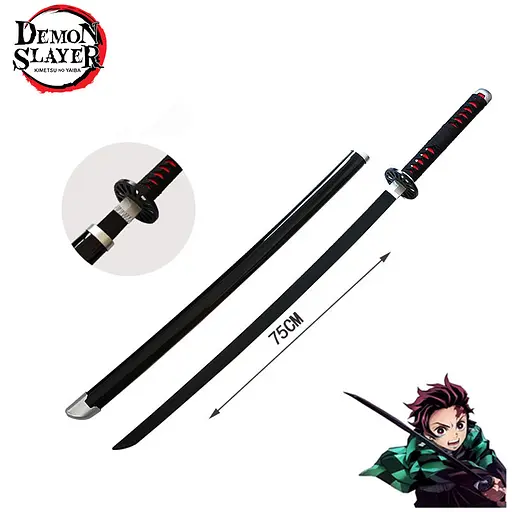 Катана, клинок Танджиро Камадо (Tanjiro Kamado) из аниме Клинок Рассекающий демонов / Demon Slayer - фото 2