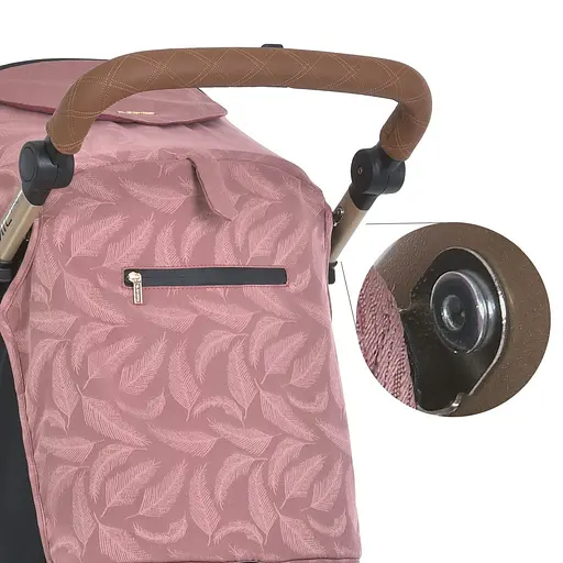 Детская прогулочная коляска-книга El Camino ME 1053G-2 Dynamic Pro Special Pink Розовая - фото 6