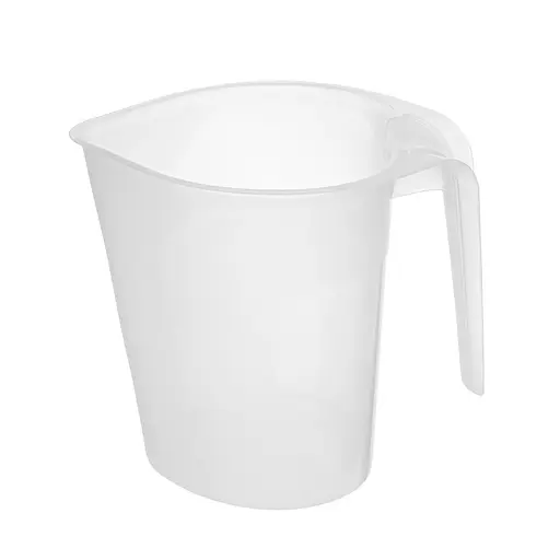 Стакан мірний пластмасовий з ручкою для харчових продуктів 1000 мл, Господар Прозорий 87919 - фото 3