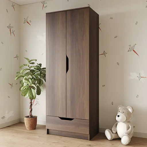 Шкаф распашной MebelStar 2Д1Ш Лилу 80x50x210 см Дуб янтарный (MBS-1404)