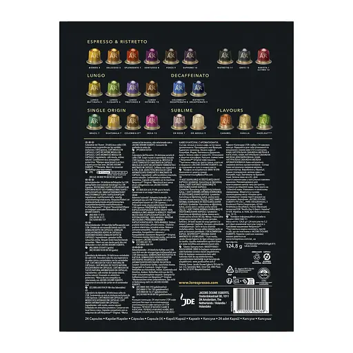 Набор кофе натурального жареного молотого в капсулах Адвент календарь L'OR к / у 24 х 5.2 г - фото 3