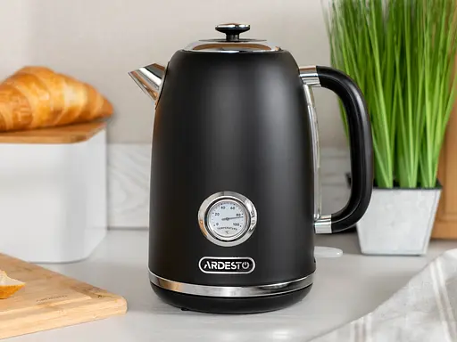 Ardesto Електрочайник EKL-F410BG 1.8 л 2200 Вт strix контроль нерж. сталь індикатор температури чорний - фото 3