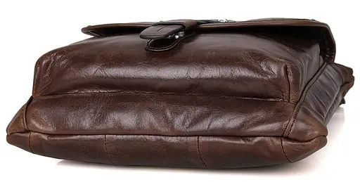 Чоловіча шкіряна сумка Vintage 25х27х6 см sum0012451 - фото 7