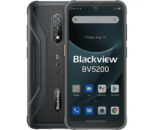 Захищений смартфон Blackview BV5200 Pro 4/64 GB АКБ 5180 мА·год Black - фото 1