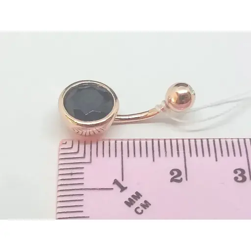 Срібна сережка для пірсингу пупка Silvex 925. ПР3ФС/020 - фото 2