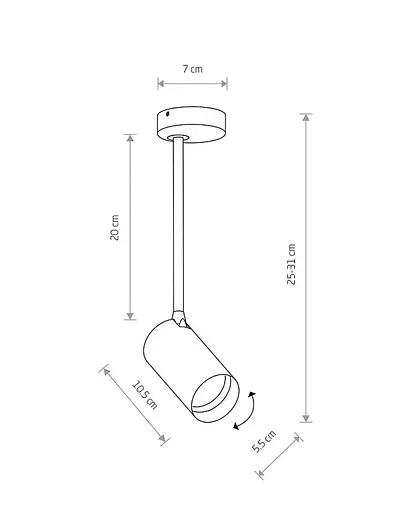 Спот Nowodvorski 7724 Mono Long S - фото 2