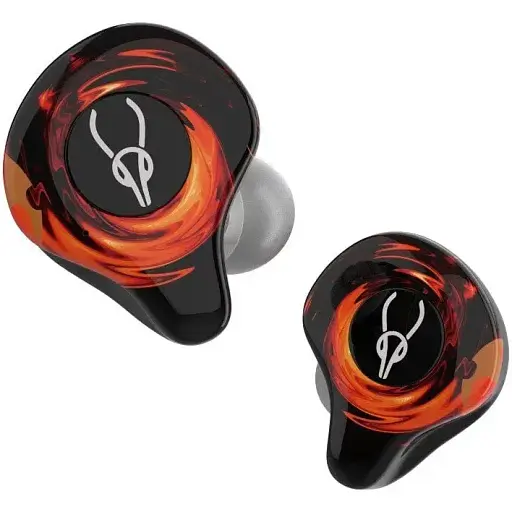Беспроводные Bluetooth наушники Sabbat G12 Elite Truth с поддержкой игрового режима черно-оранжевые - фото 3