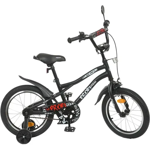 Велосипед дитячий Profi 16 дюймів чорний 223146