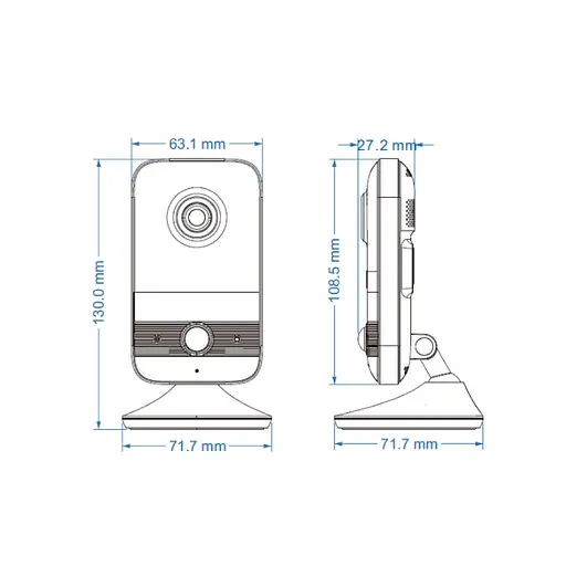 IP-видеокамера с WiFi 4MP TVT TD-C14 f=2.1mm с микрофоном (77-00397) - фото 11