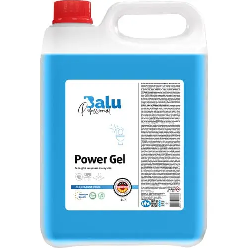 Гель для чистки санузлов Balu Power Gel Морской бриз 5 л