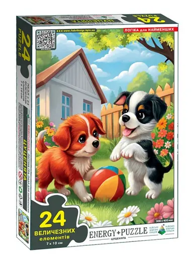 Гра-пазл Енергія+ Цуценята, 24 елементи