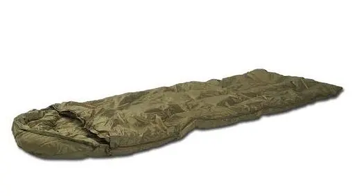 Легкий стеганный спальный мешок Mil-Tec Спальник 190 x 75 x 30см Оливковый