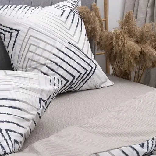 Комплект постільної білизни Viluta євро ранфорс 24256 100% бавовна - фото 2