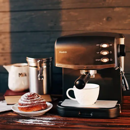 Эспрессо кофеварка Magio Mg-963 950W 15 бар с трубкой-капучинатором - фото 8