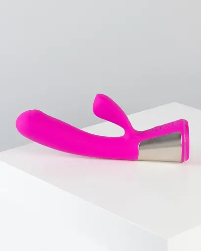 Вібратор-кролик Kiiroo Ohmibod Fuse 18 см рожевий - фото 4