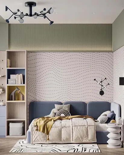 Бра на 8 плафонів в чорному корпусі Mantra Line F D 8001-8 BK - фото 6