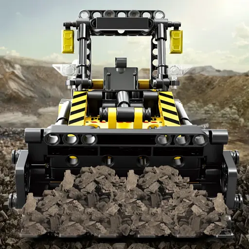 Машина на радіокеруванні конструктор Mingdi Будівельна машина з пультом керуванням для дітей - фото 3