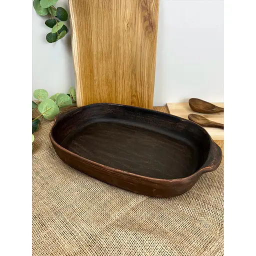 Деко для запікання керамічне (глиняне) Гладке