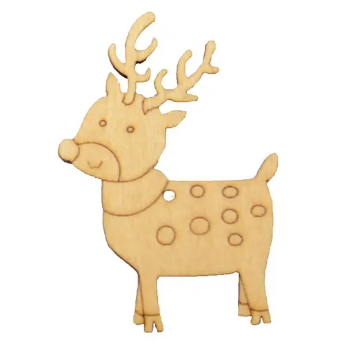 Набір для творчості новорічний Розпис акриловими фарбами "Олень та пінгвін" Умняшка НГ-002/2 - фото 4