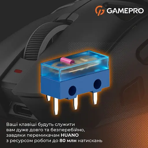 Мышь GamePro Genesis Spider Wireless/Bluetooth/USB PixArt PAW3311 Sensor White (GM870B) - фото 10
