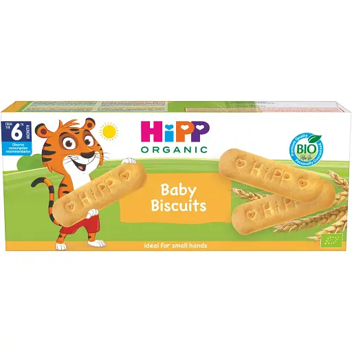 Перше дитяче органічне печиво HiPP, 180 г - фото 1