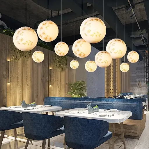 Підвісний світильник-місяць Ø 30 см | Line F | Арт. SGJ17-300 - фото 2