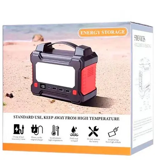 Портативная электростанция Remax Tank Series 150W Power Station RPP-325 36000 mAh 3USB/Type-C/DC/AC black - фото 3