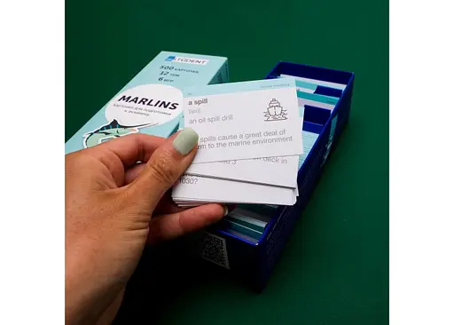 Настольная игра English Student Карточки для изучения английского языка English Student Marlins (рус.) (591225962) - фото 2