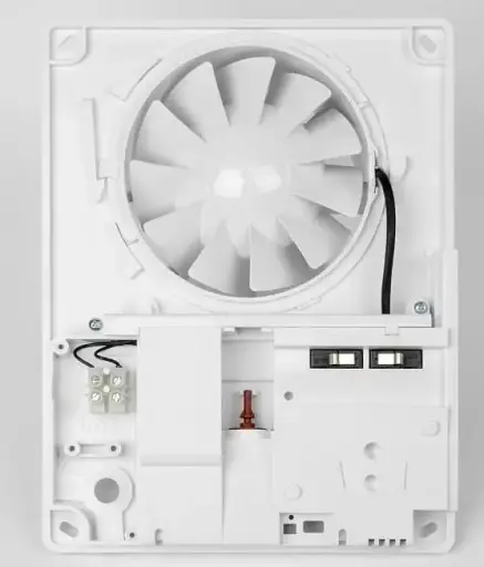 Вентилятор вытяжной бытовой Vents 100 Стайл с термоактуатором Белый - фото 4