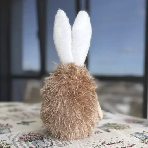 Великодній зайчик "Теплий дотик" коричневий великий MIS LT - фото 2