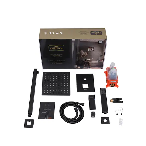 Душевая система Kroner KRP Edelstahl Kubus - SCH082 (CV029972) - фото 3