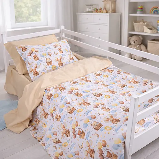 Комплект постільної білизни Ranforce Elite Mirson Sky Friends 220х240см (2200012564967) - фото 1