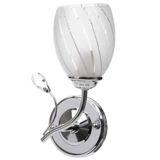 Бра Brille LK-222W/1 настінне накладне класичне E14 CH