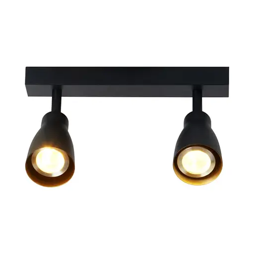 Спот VALESO INN-23043BK чорний на 2 плафони