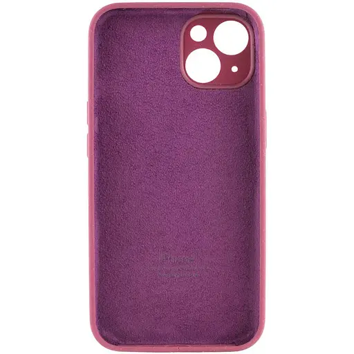 Чохол Epik Silicone Case Full Camera Protective (AA) для Apple iPhone 15 Plus (6.7) Бордовий/Plum - фото 2